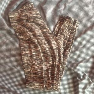 Leggings white and black